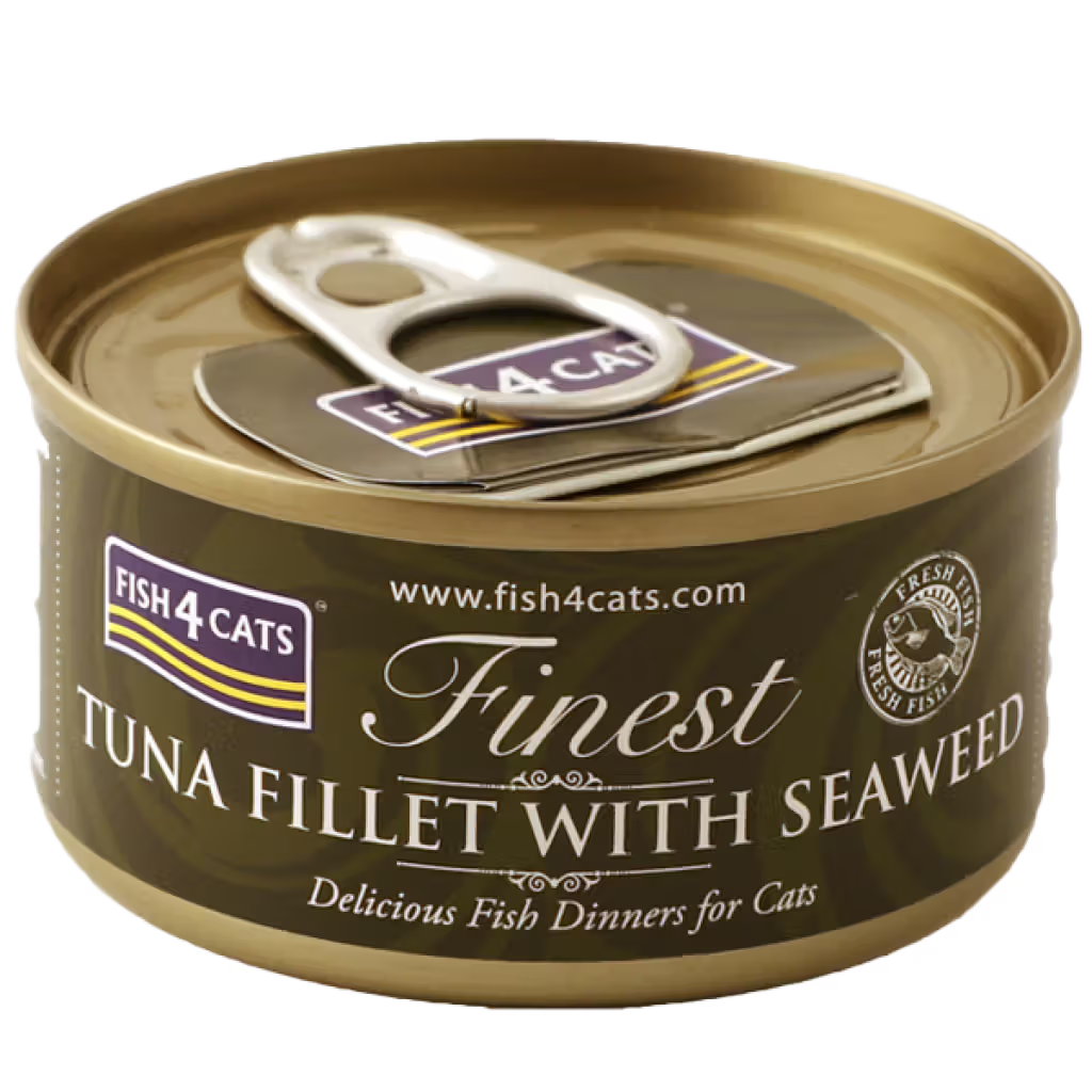 Fish4Pets Finest Gato Atum e Algas - Ração húmida para gato