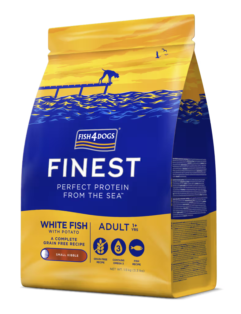 Fish4Pets Finest Cão Adulto Peixe Branco - Ração seca para cão