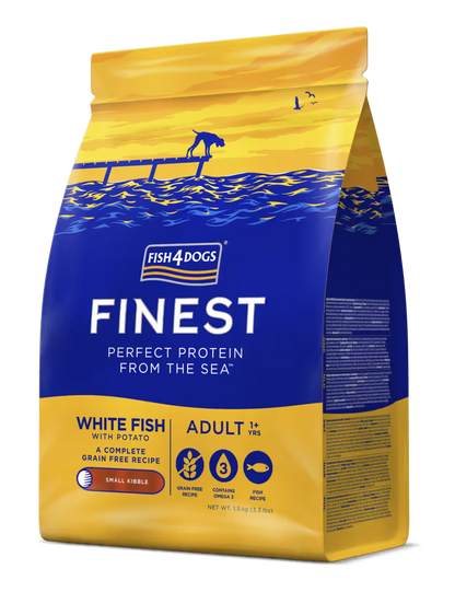 Fish4Pets Finest Cão Adulto Peixe Branco - Ração seca para cão