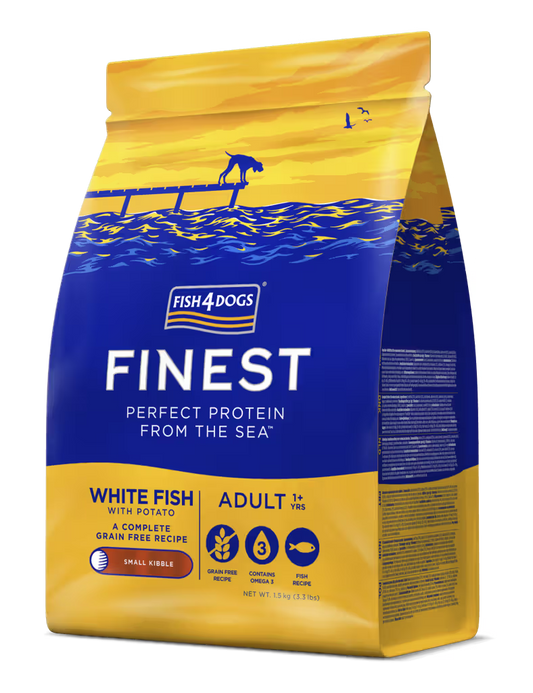 Fish4Pets Finest Perro Adulto Pescado Blanco - Pienso seco para perro