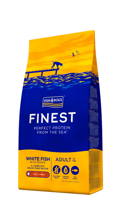 Fish4Pets Finest Cão Adulto Peixe Branco - Ração seca para cão