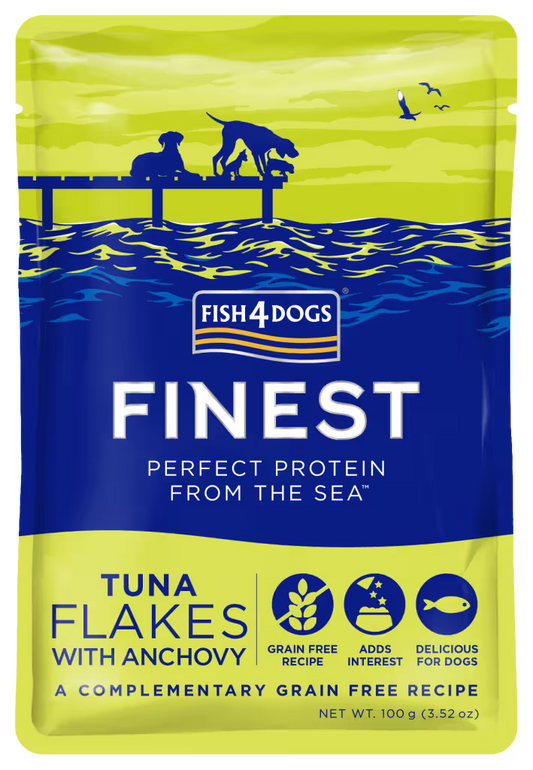 Fish4Pets Finest Perro Grain-Free Atún y Anchoas - Comida húmeda para perro