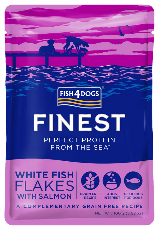 Fish4Pets Finest Perro Grain-Free Pescado Blanco y Salmón - Comida húmeda para perro