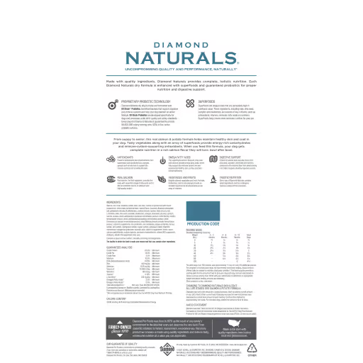 Diamond Naturals Skin&Coat All Life Stages Perro Salmón 15Kg