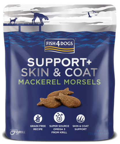 Fish4Pets Support+ Skin & Coat Perro Salmón - Snack para perro con piel y pelo sensibles