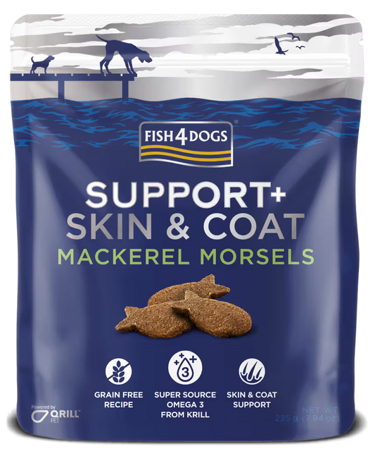 Fish4Pets Support+ Skin & Coat Dog Salmon - Dog snack for sensitive skin and coat