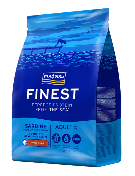 Fish4Pets Finest Perro Adulto Sardina - Pienso seco para perro