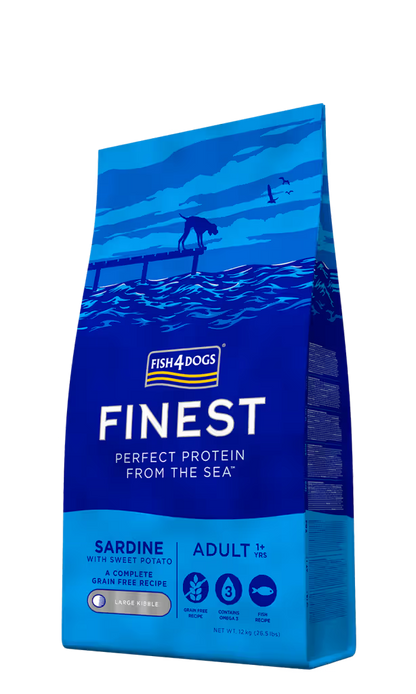 Fish4Pets Finest Cão Adulto Sardinha - Ração seca para cão
