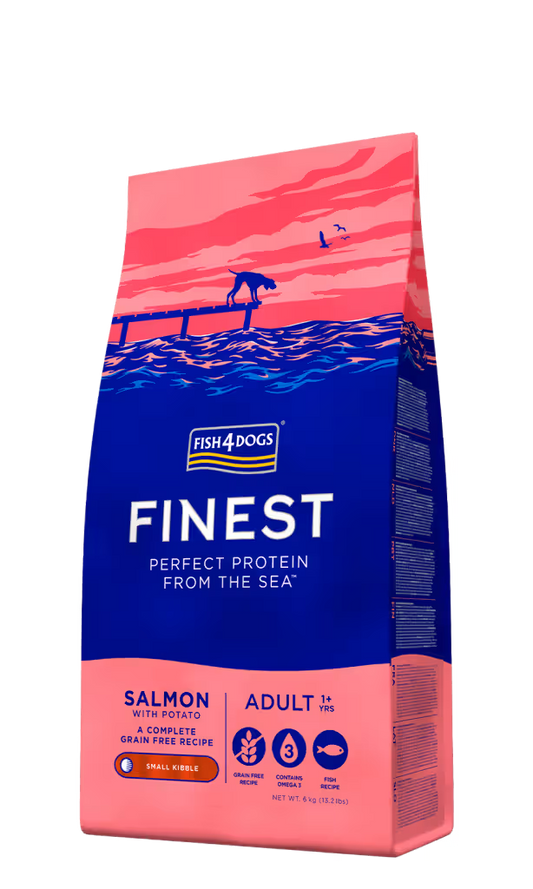 Fish4Pets Finest Perro Adulto Salmón - Pienso seco para perro
