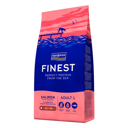Fish4Pets Finest Perro Adulto Salmón - Pienso seco para perro