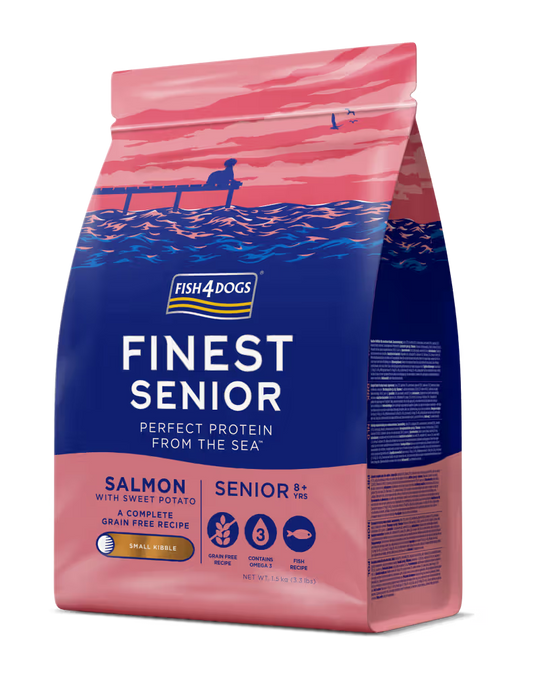 Fish4Pets Finest Perro Sénior Grain-Free Salmón y Boniato - Pienso seco para perro
