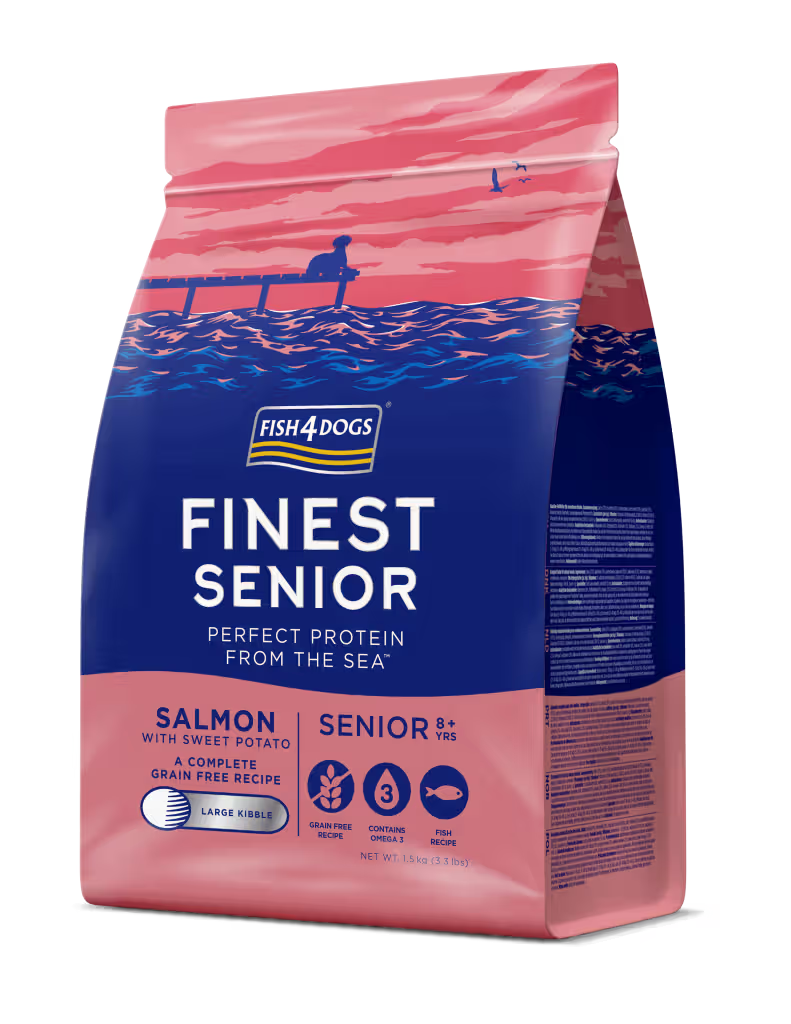 Fish4Pets Finest Perro Sénior Grain-Free Salmón y Boniato - Pienso seco para perro