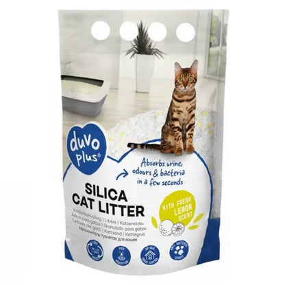 Duvo Plus - Silica cat litter with lemon scent