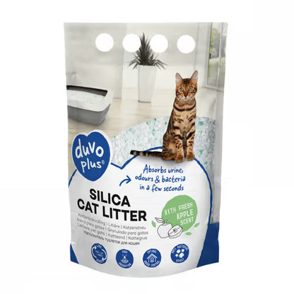 Duvo Plus - Silica cat litter with apple scent