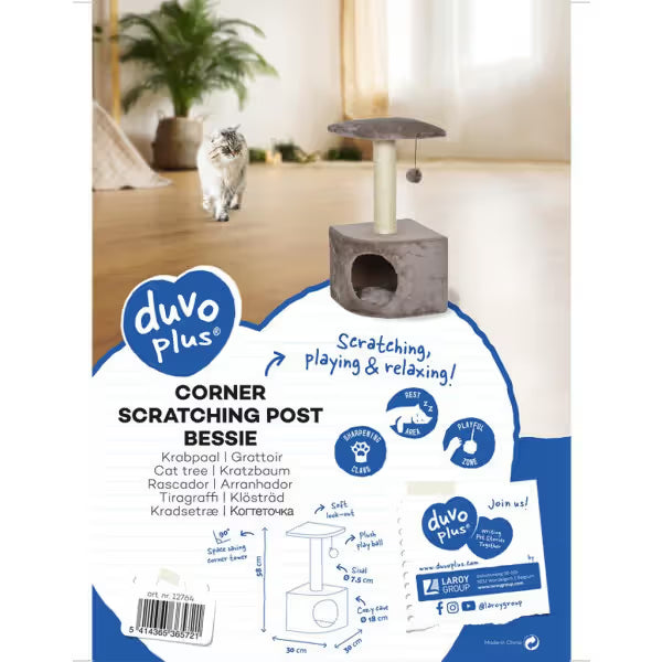 Duvo Plus Bessie - Corner cat scratcher