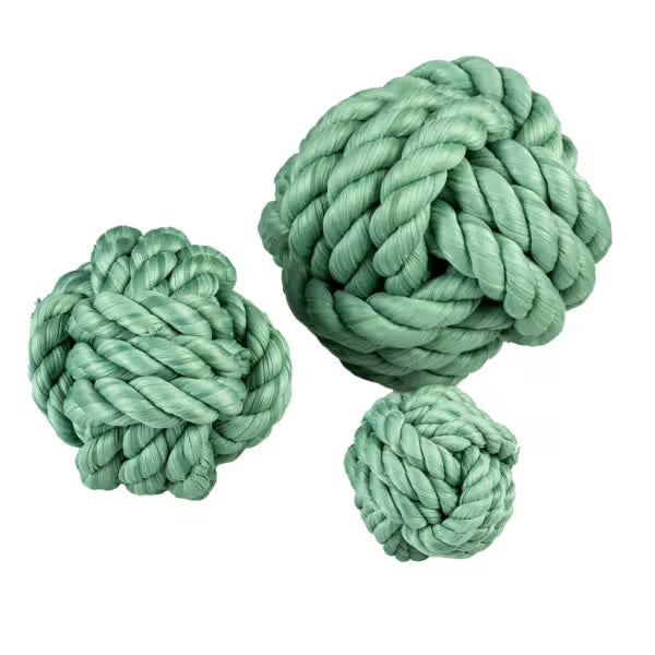 Duvo Plus Pelota de Tela Verde para Perro