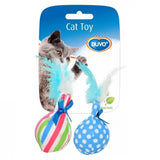 Duvo Plus - Bolas con pluma para gato