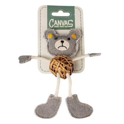 Duvo Plus Urso Canvas - Brinquedo de tecido para gato