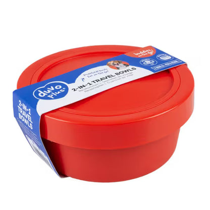 Duvo Plus Comedouro de Viagem 2 em 1 - Comedero de viaje para perro