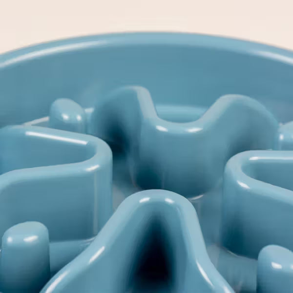 Duvo Plus Comedouro Slow Food Anti-Gulping Azul - Slow feeder for dogs and cats