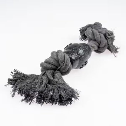 Duvo Plus Corda ECO com 2 nós e cone de borracha - Dog toy