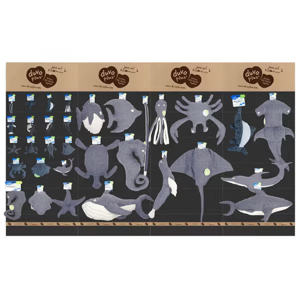 Duvo Plus Foca ECO - Brinquedo de peluche para cão