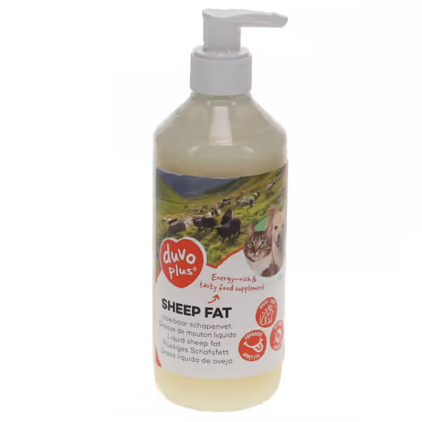 Duvo Plus Gordura líquida de ovelha - Alimento complementar para cão e gato