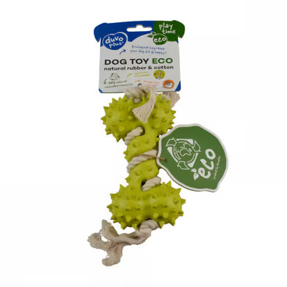 Duvo Plus Osso de borracha texturado ECO - Juguete para perro