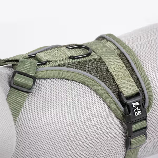 Duvo Plus Peitoral Explor Ultimate Fit Anti-Puxão - Reflective and anti-pull harness for dogs