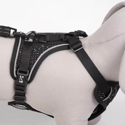 Duvo Plus Peitoral Explor Ultimate Fit Anti-Puxão - Reflective and anti-pull harness for dogs