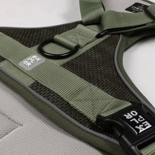 Duvo Plus Peitoral Explor Ultimate Fit Anti-Puxão - Reflective and anti-pull harness for dogs