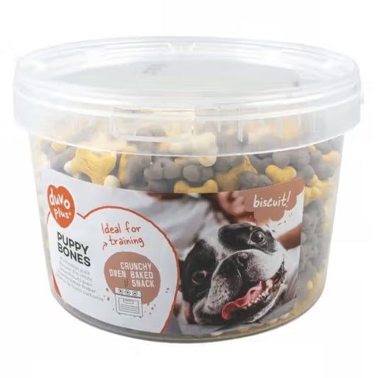 Duvo Plus Biscuit! Puppy Bones - Snack para perro