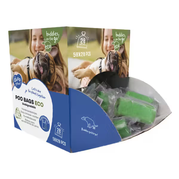 Duvo Plus Bolsas Biodegradables ECO para Excrementos
