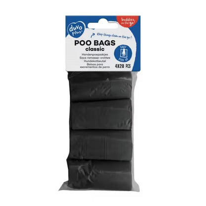 Duvo Plus Sacos pretos para dejetos - Bolsas para excrementos