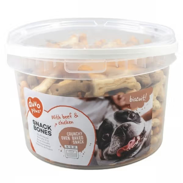 Duvo Plus Biscuit! Biscoitos Secos Bones - Snack para perro