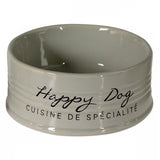Happy Dog - Cuenco de cerámica para perro