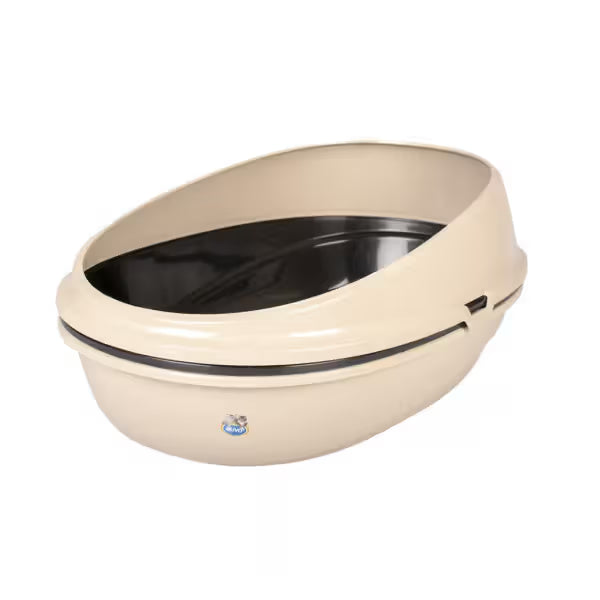Duvo Plus - Arenero de lujo con borde alto para gatos