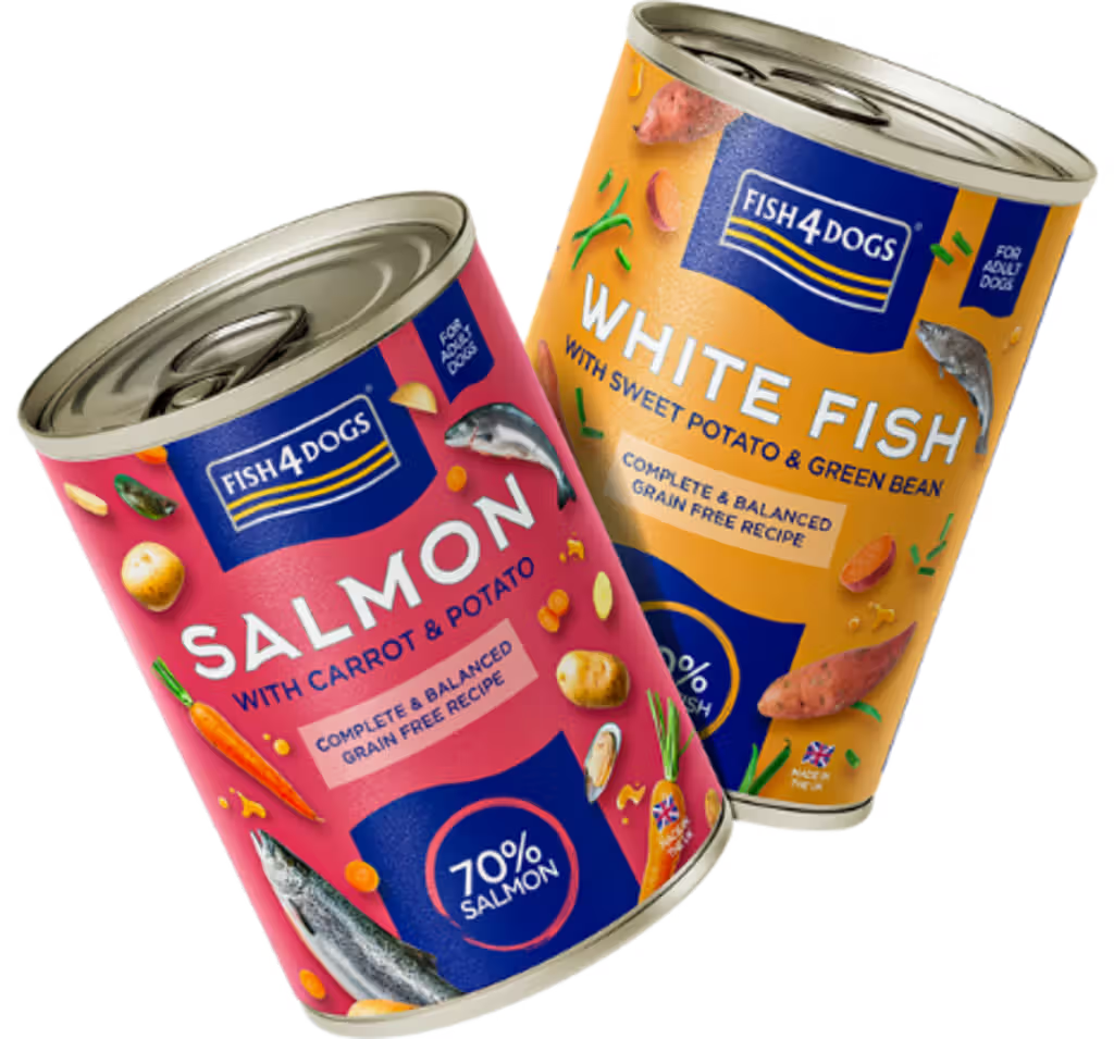Fish4Pets Finest Fish & Vegetables Complete Variety Pack Cão Peixe e Vegetais Grain-Free - Ração húmida para cão