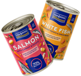 Fish4Pets Finest Fish & Vegetables Complete Variety Pack Cão Peixe e Vegetais Grain-Free - Ração húmida para cão