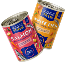 Fish4Pets Finest Fish & Vegetables Complete Variety Pack Perro Pescado y Verduras Grain-Free - Comida húmeda para perro