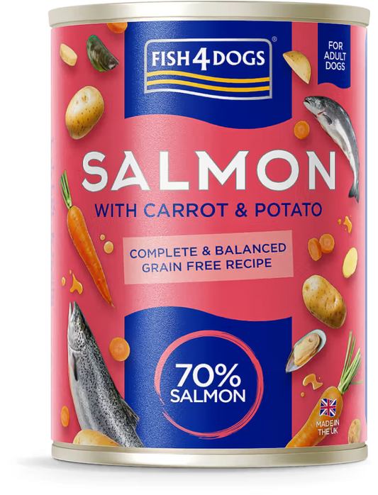 Fish4Pets Fish4Dogs Finest Dog Salmon, Carrot and Potato Grain-Free - Wet dog food