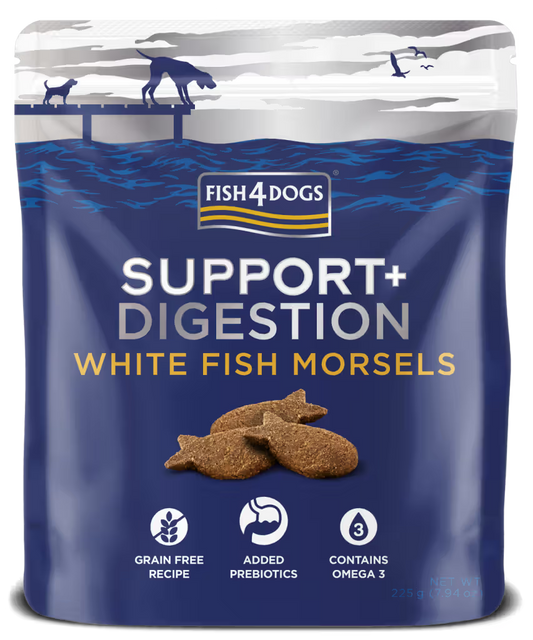 Fish4Pets Support+ Digestion Dog Salmon and White Fish - Snack for dogs with digestive sensitivity