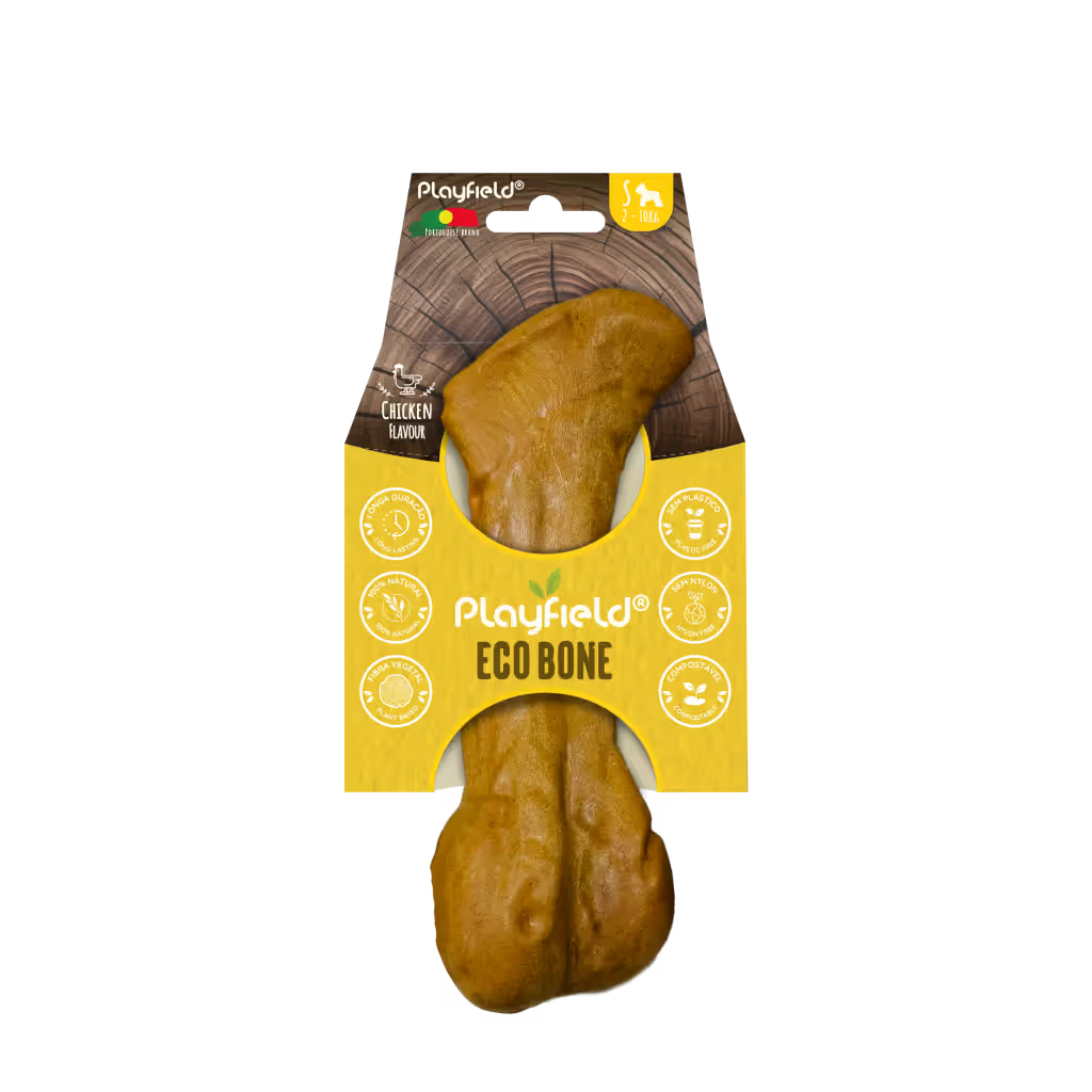 Playfield EcoBone Eco Bone - Juguete para perro para higiene dental