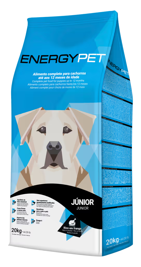 EnergyPet Júnior Cão Cachorro Frango - Ração seca para cão