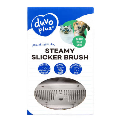 Duvo Plus - Cepillo de vapor para perro y gato