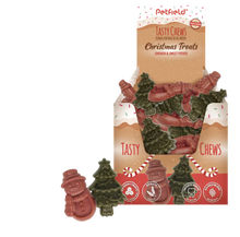 Petfield Tasty Chew Xmas Tree & Snowman Perro Pollo Grain-Free - Snack para perro