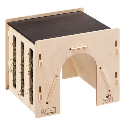 Ferplast Comedero Heno Madera - Comedouro para roedores