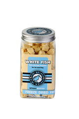 Kiwi Walker Square Jar Perro Pescado Blanco - Snack para perro