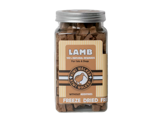 Kiwi Walker Snack Lamb Square Jar Perro y Gato Cordero - Snack para perro y gato