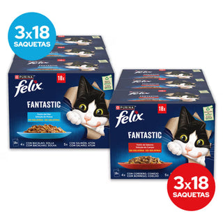 Felix Fantastic Duo Gato Adulto - Comida húmeda para gatos